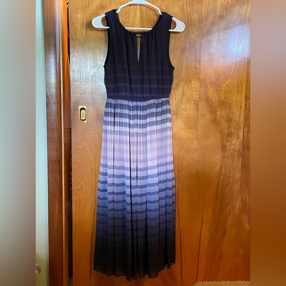 Pleated Ombré Dress